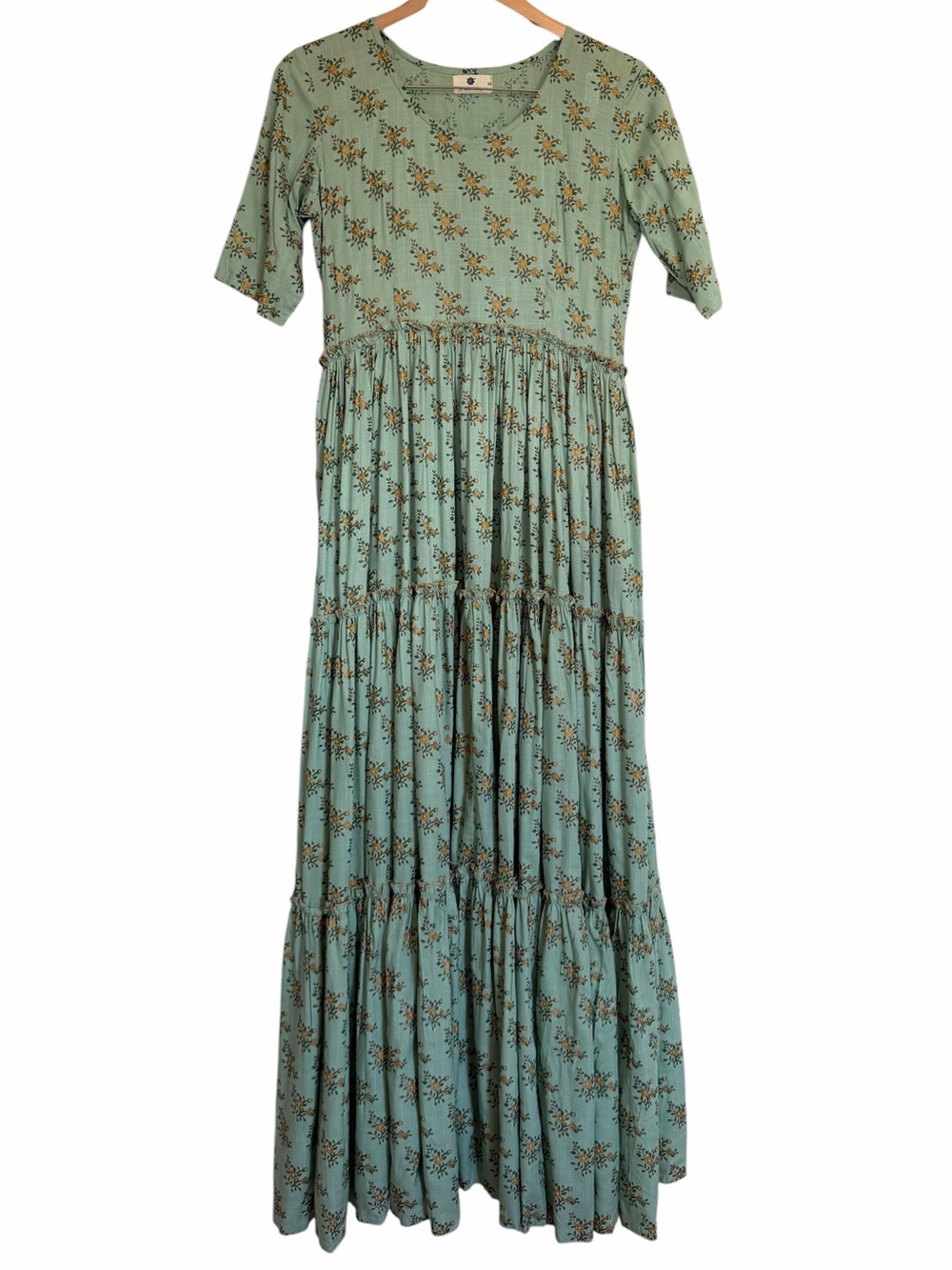 Prints Valley Ditsy Floral Maxi Dress Size M